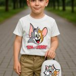 طقم صبياني مع شنطة TOM and JERRY