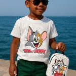 طقم صبياني مع شنطة  TOM and JERRY