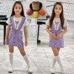 طقم بناتي سالوب فراشة