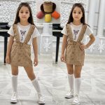 طقم بناتي  سالوب فراشة