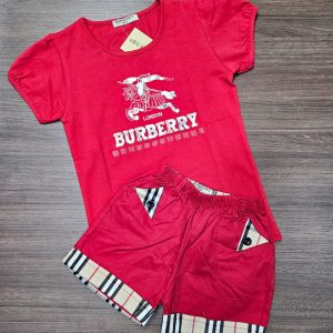 طقم صبياني قطنBURBERRY