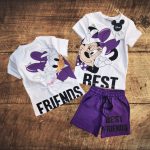 طقم بناتي قطن best freinds