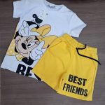 طقم بناتي قطن best freinds