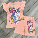 طقم بناتي قطن Unicorn 🦄