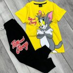 طقم صبياني قطن TOM and JERRY