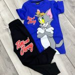 طقم صبياني قطن TOM and JERRY