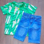 طقم صبياني مع شورت جينز