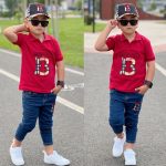 طقم صبياني ٣ قطع BURBERRY