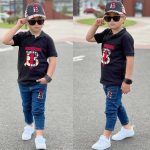 طقم صبياني ٣ قطع BURBERRY