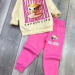 بيجامة بناتي شتوية ballerina