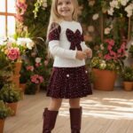 طقم بناتي تنورة